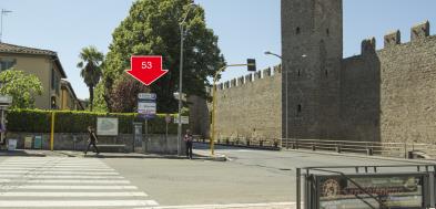 INSEGNA - VITERBO, Piazza Crispi